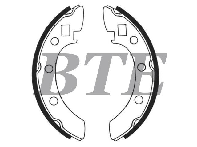 Brake Shoe Set:0710-26-310