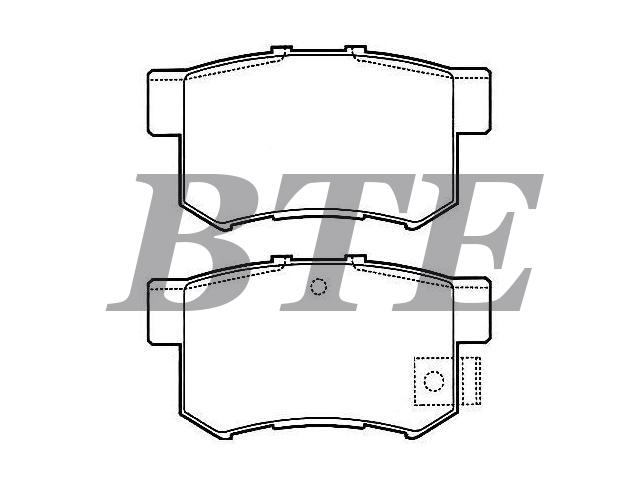 Brake Pad Set:43022-TR0-A00