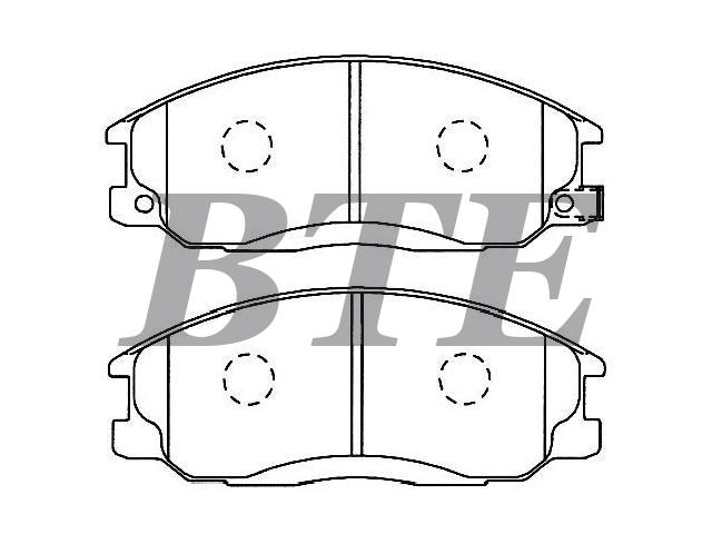 Brake Pad Set:58101-26A00