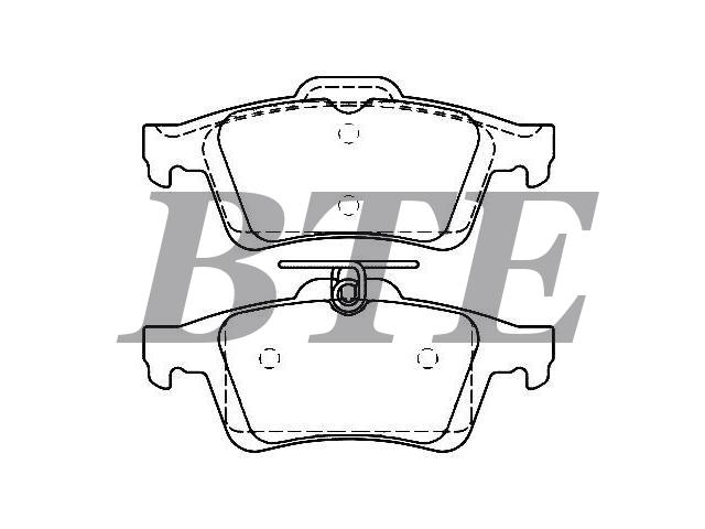 Brake Pad Set:5W93-2200-AA