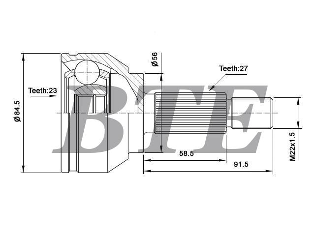 CV Joint Kit:235280201