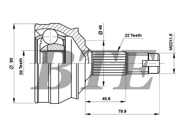 CV Joint Kit:92601903