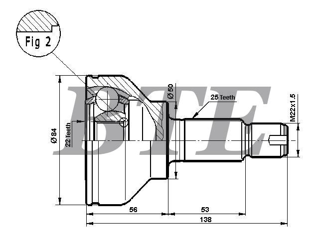 CV Joint Kit:BAU4414