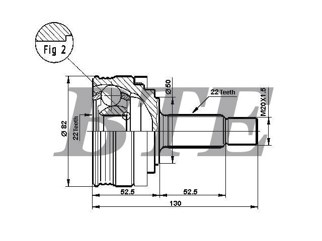 CV Joint Kit:2108-2215011