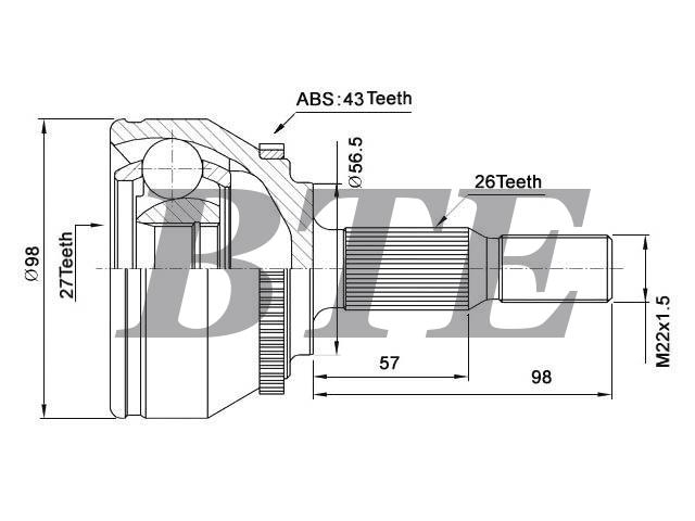 CV Joint Kit:30611947