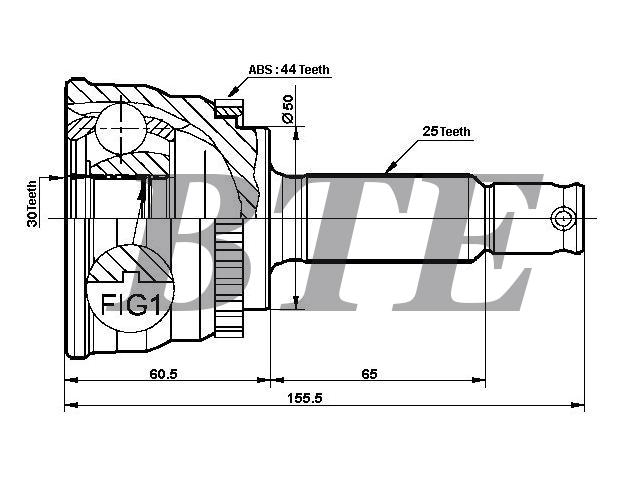 CV Joint Kit:49501-17050