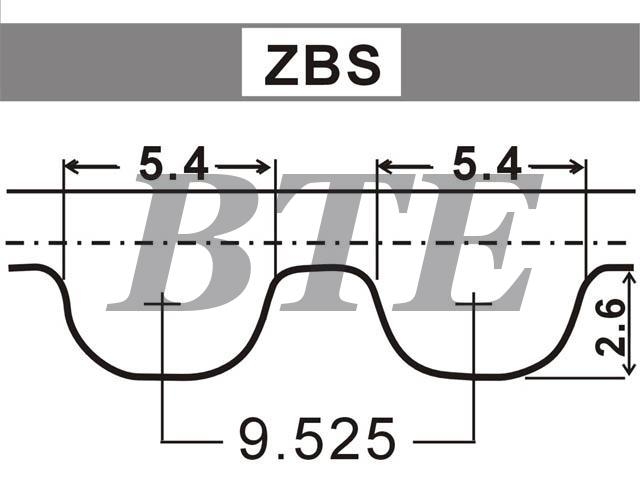 Timing Belt:038 109 119 M